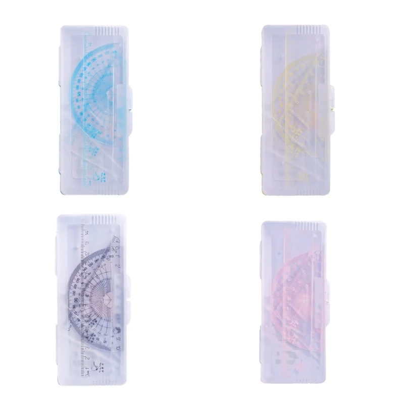 Инструменты для рисования 57EC для студентов, набор четких линейки для рисования из 4 геометрических математических инструментов, транспорти...
Инструменты для рисования 57EC для студентов, набор четких линейки для рисования из 4 геометрических математических инструментов, транспорти...