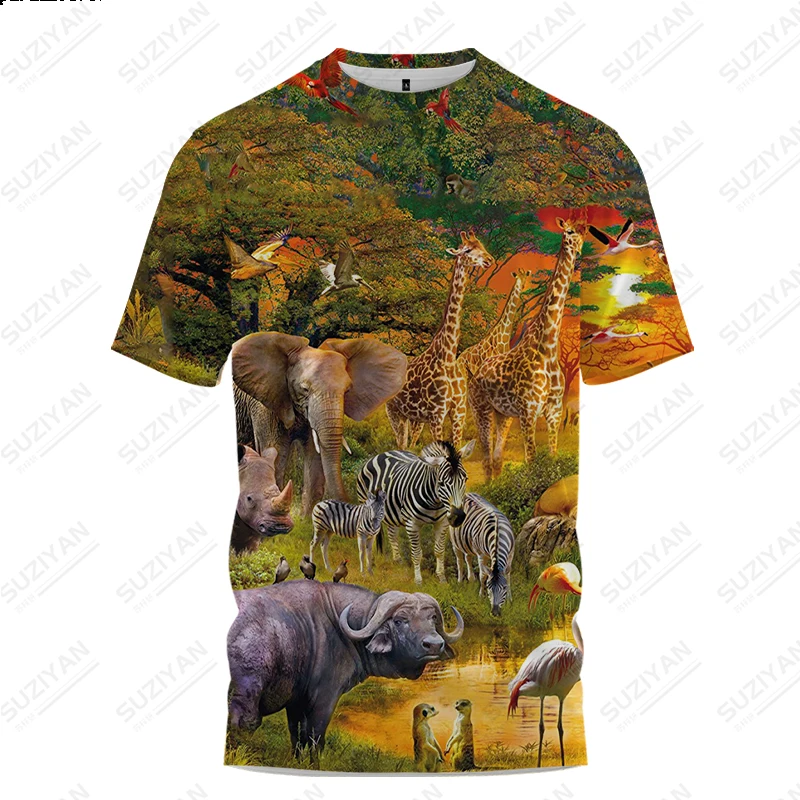 2023Men's Summer Hot Sale New Animal Giraffe Dinosaur 3D Printed Short Sleeve T-shirt Round Neck Pullover Personalized Style Top
2023Men's Summer Hot Sale New Animal Giraffe Dinosaur 3D Printed Short Sleeve T-shirt Round Neck Pullover Personalized Style Top