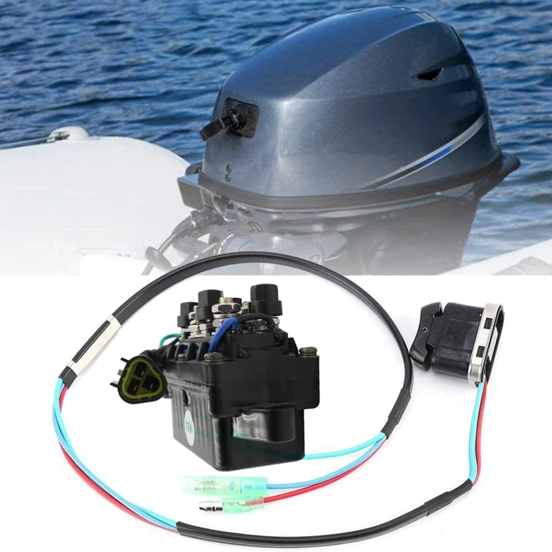 12V 61A-81950-01-00 4-Stroke Relay Tilt Relay with Tilt Trim Switch 120A Assy Relay for Yamaha Outboard 703825630200
12V 61A-81950-01-00 4-Stroke Relay Tilt Relay with Tilt Trim Switch 120A Assy Relay for Yamaha Outboard 703825630200