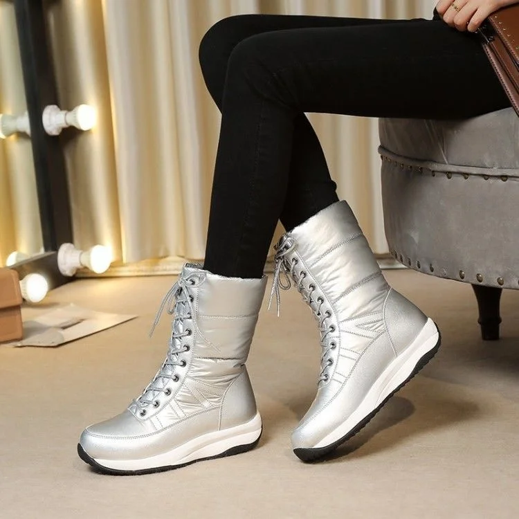Northeast Down Snow Boots Women's Middle Tube 2021 Winter New Waterproof Non slip Plush Thickened Warm Large Cotton Boots
Northeast Down Snow Boots Women's Middle Tube 2021 Winter New Waterproof Non slip Plush Thickened Warm Large Cotton Boots