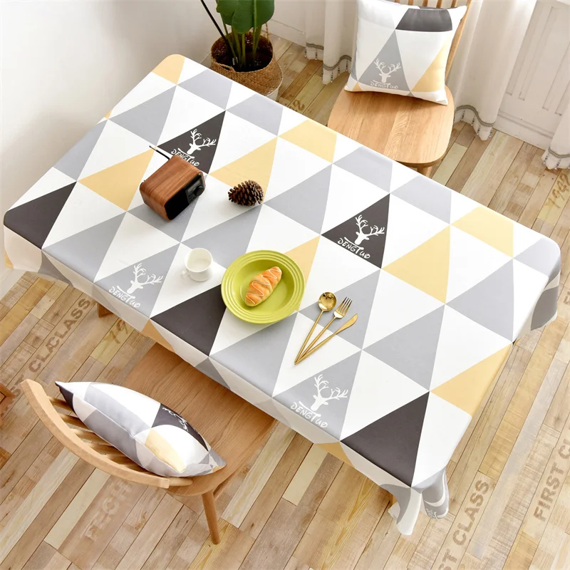 Nordic Tablecloth Waterproof And Oil-Proof Anti-Scalding Disposable Rectangular Tablecloth Pvc Coffee Table Cloth Table Mat Home
Nordic Tablecloth Waterproof And Oil-Proof Anti-Scalding Disposable Rectangular Tablecloth Pvc Coffee Table Cloth Table Mat Home