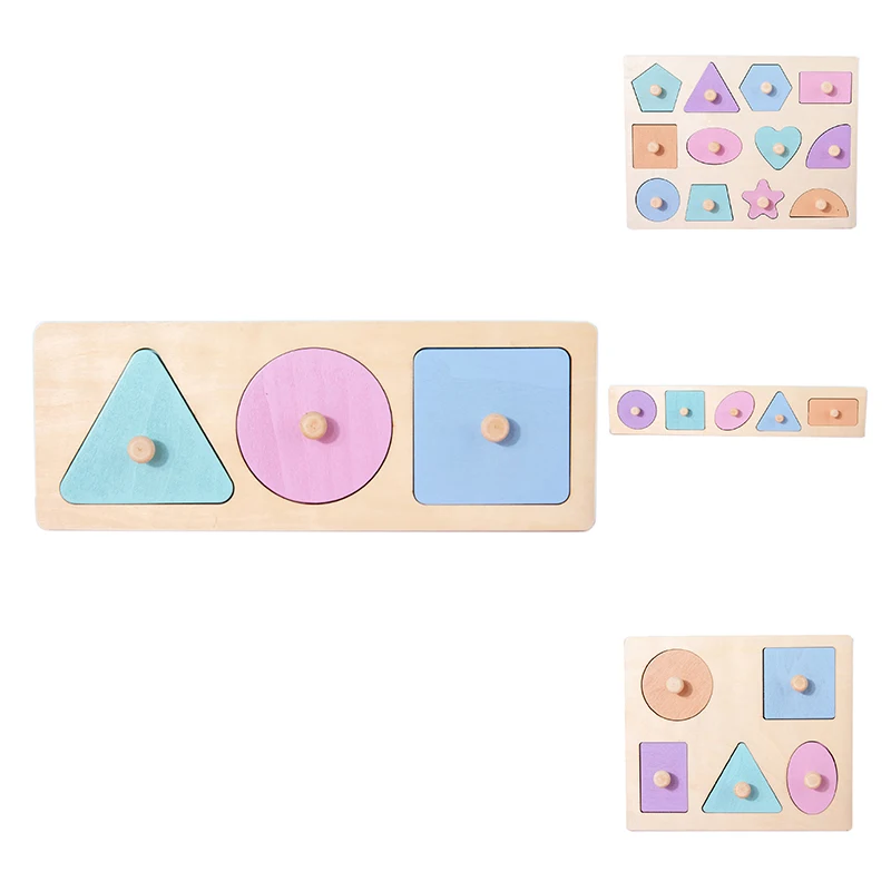 Wooden Puzzle Geometric Shape Puzzle Toddler Preschool Learning Material Sensorial Toy Toddlers Shape & Color Sorter
Wooden Puzzle Geometric Shape Puzzle Toddler Preschool Learning Material Sensorial Toy Toddlers Shape & Color Sorter