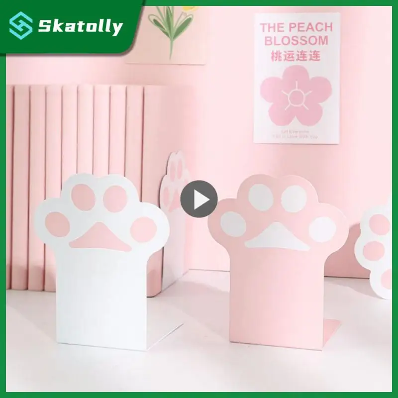 Desktop Supplies Book Support Durable Book Stand Bookshelf Baffle Cartoon School Supplies Cute Bookcase Non-slip Cat Paw Metal
Desktop Supplies Book Support Durable Book Stand Bookshelf Baffle Cartoon School Supplies Cute Bookcase Non-slip Cat Paw Metal