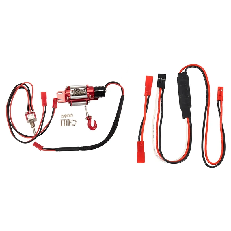 Wired Automatic Simulated Winch With Winch CH3 3 Ways Control Line Panel Receiver Cable,For 1/10 RC Crawler Car
Wired Automatic Simulated Winch With Winch CH3 3 Ways Control Line Panel Receiver Cable,For 1/10 RC Crawler Car