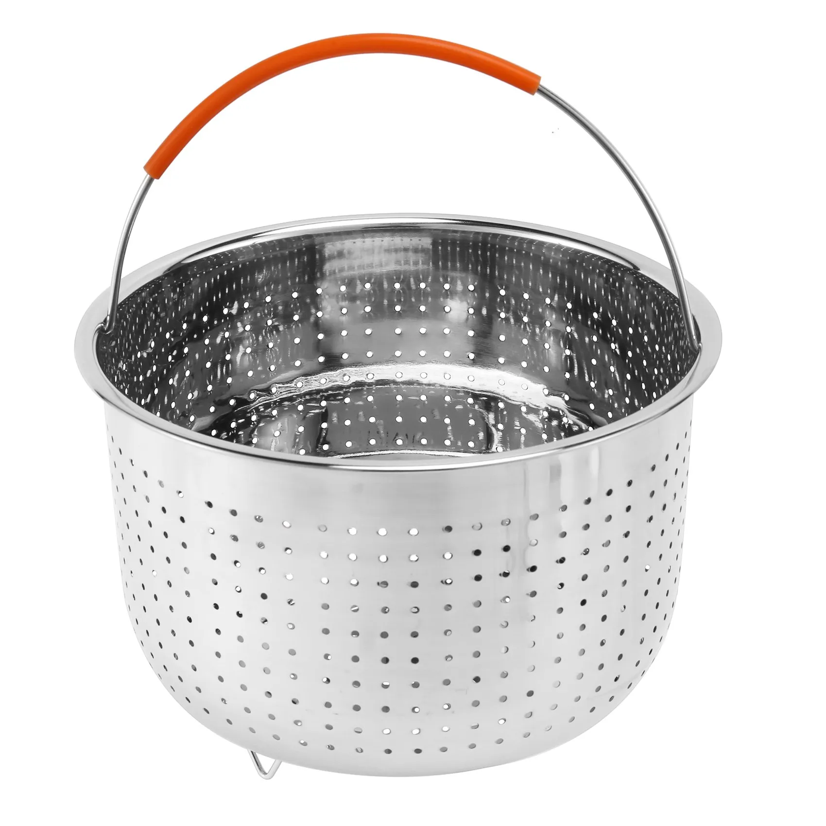 Big Size Stainless Steel Steaming Basket Scalding-Proof Steaming Cage Multi-Functional Fruit Cleaning Basket
Big Size Stainless Steel Steaming Basket Scalding-Proof Steaming Cage Multi-Functional Fruit Cleaning Basket