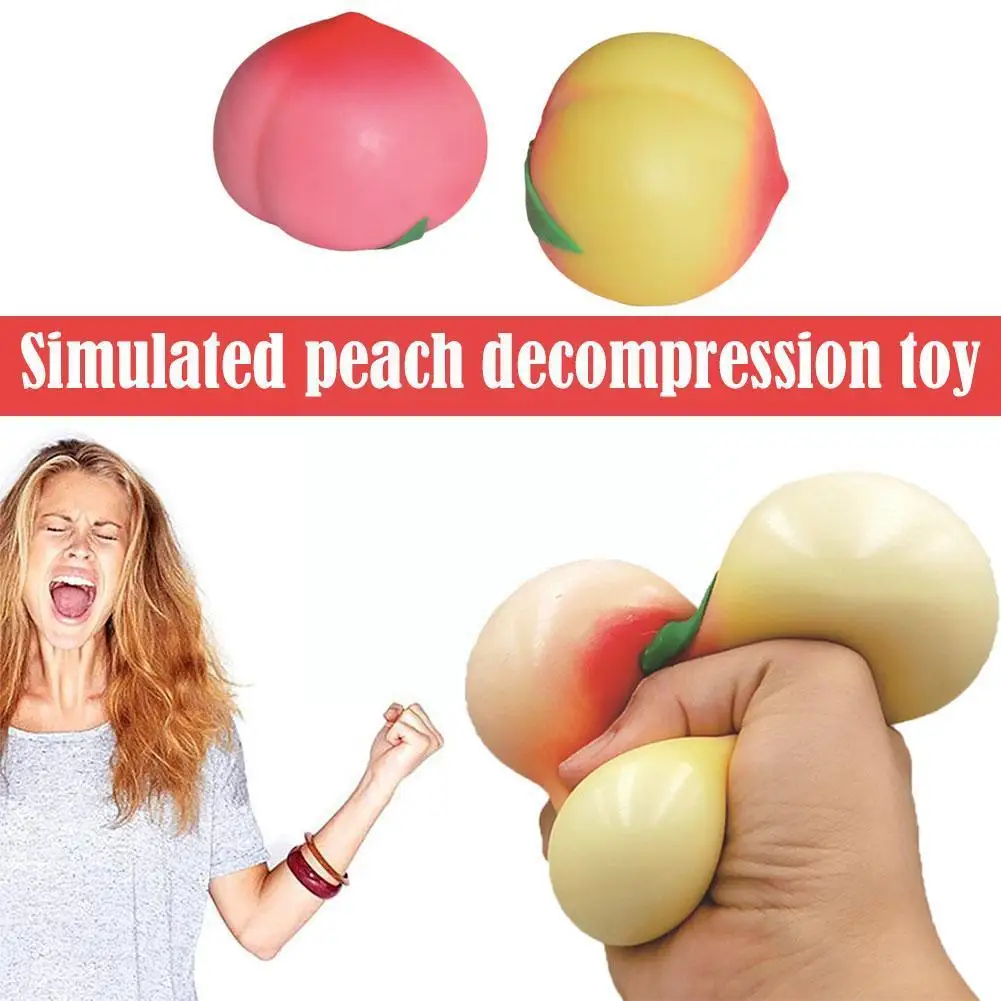 1pcs Simulation Peach Colorful Vent Ball Toy, Relieve Anti Stress Press Decompression Toy Balls For Child Kids D2e5
1pcs Simulation Peach Colorful Vent Ball Toy, Relieve Anti Stress Press Decompression Toy Balls For Child Kids D2e5