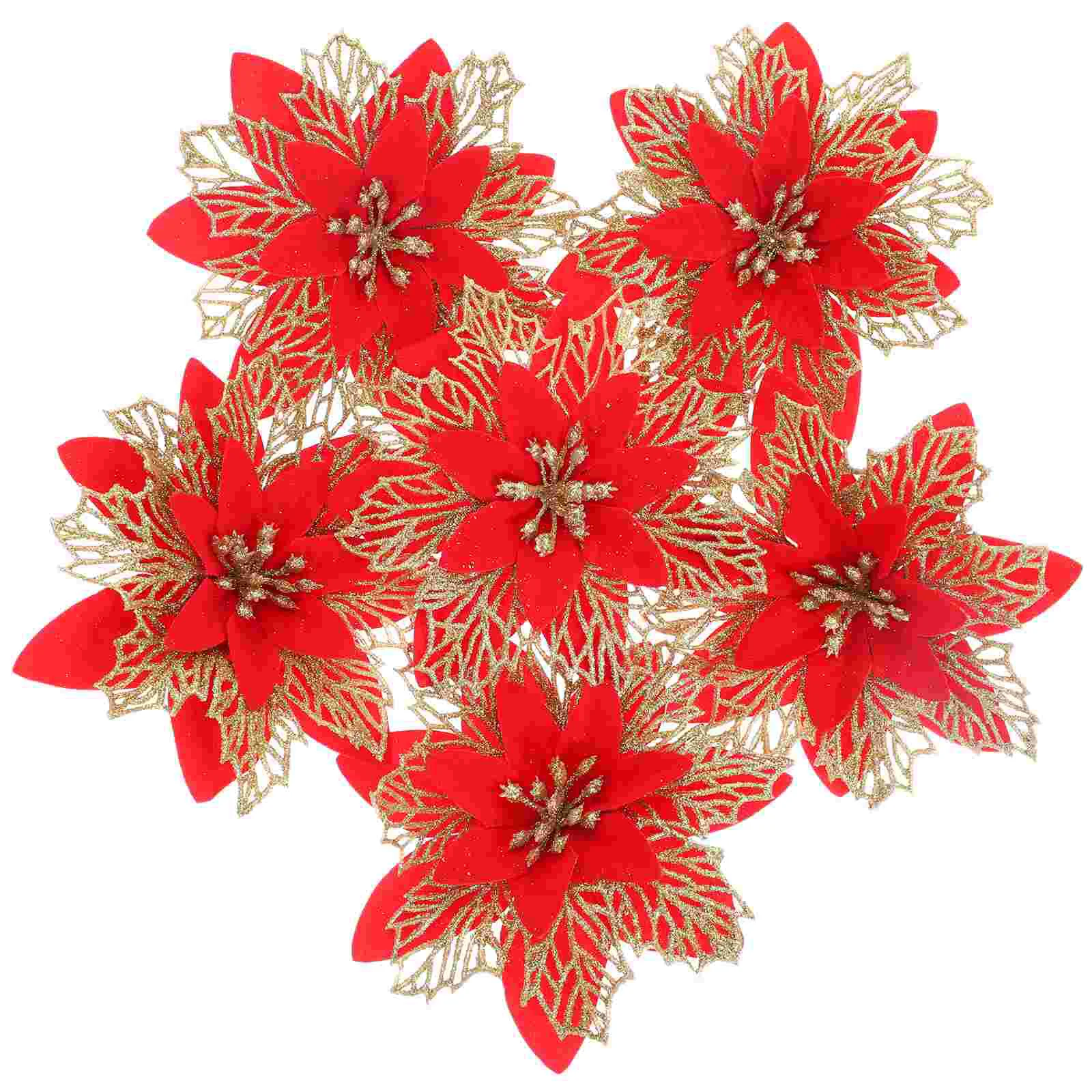 Christmas Flower Decor Artificial Flowers Poinsettia Tree Wreath Xmasglitter Green Bedroom Fake Decorativedecorations Ornament
Christmas Flower Decor Artificial Flowers Poinsettia Tree Wreath Xmasglitter Green Bedroom Fake Decorativedecorations Ornament