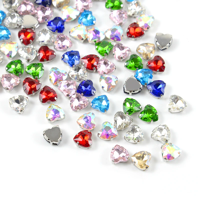 20/50pcs 10mm Mulitcolor Heart Crystal Glass Rhinestones with Claw Sew DIY Nail Art Crafts Clothes Shoes Rhinestones Accessories
20/50pcs 10mm Mulitcolor Heart Crystal Glass Rhinestones with Claw Sew DIY Nail Art Crafts Clothes Shoes Rhinestones Accessories