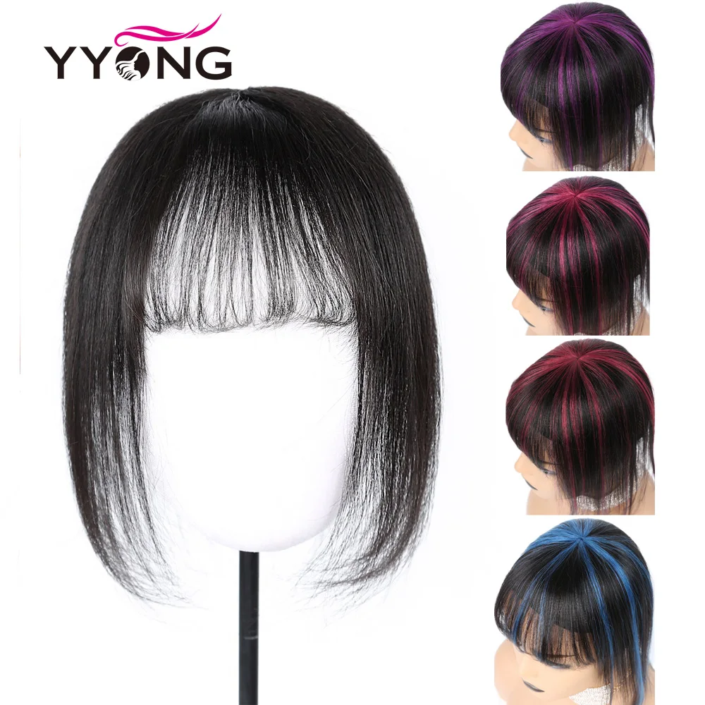 Yyong Coloed Human Hair Bangs Hairpiece Clip In Hair Extensions Brazilian Remy Straight Hair Fringe 10 Inches
Yyong Coloed Human Hair Bangs Hairpiece Clip In Hair Extensions Brazilian Remy Straight Hair Fringe 10 Inches