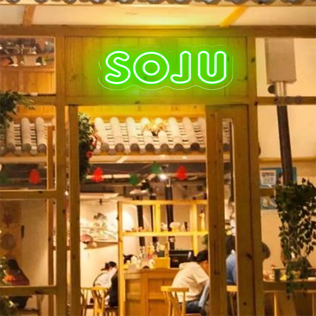 SOJU Arrack Korean Neon Sign Custom Neon Lights Bedroom Decorations Personalized Led Light For Custom Man Cave Shop Name Sign
SOJU Arrack Korean Neon Sign Custom Neon Lights Bedroom Decorations Personalized Led Light For Custom Man Cave Shop Name Sign