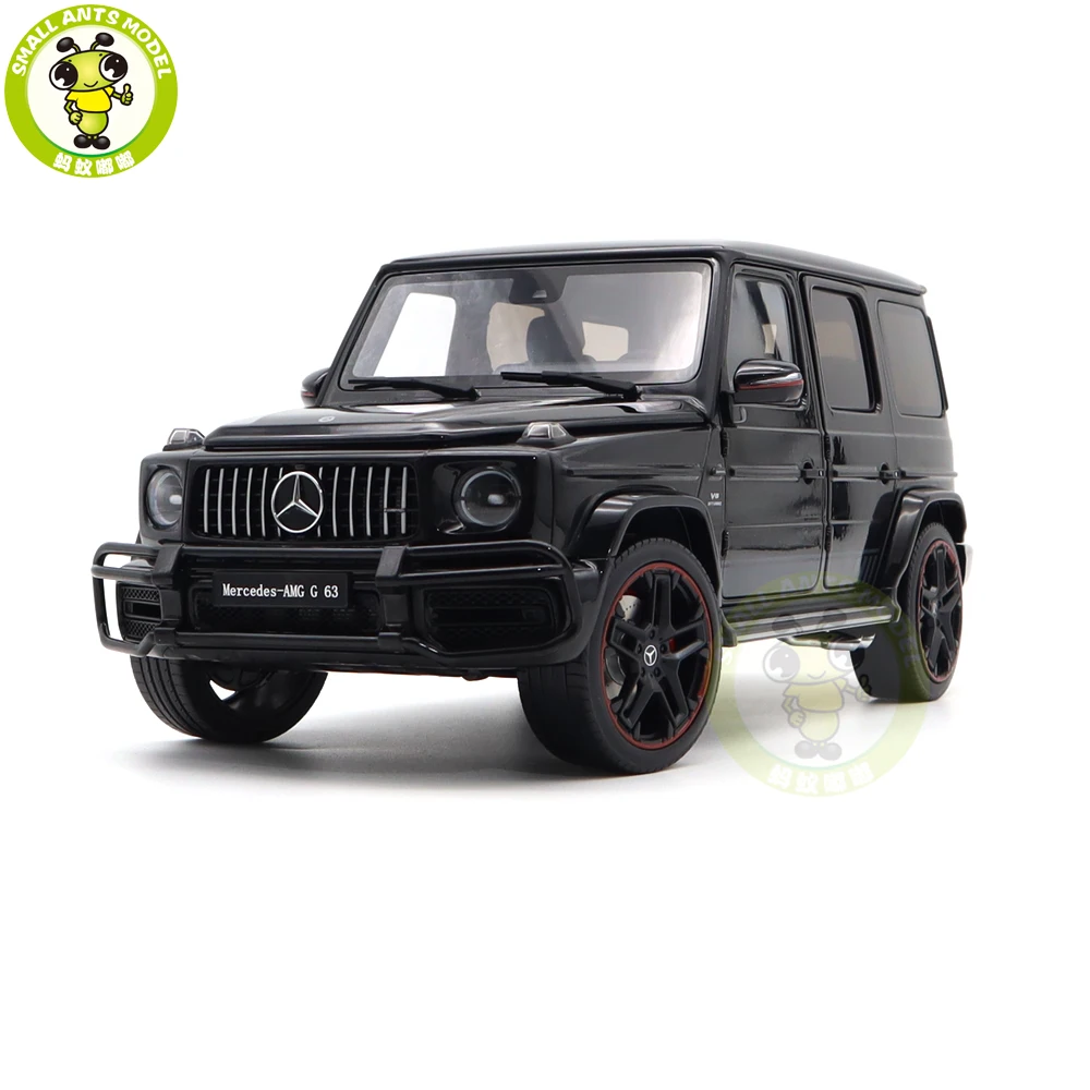 

1/18 Almost Real 820802 MercedesAMG G CLASS G63 2019 Obsidian Black Diecast Model Toys Car Gifts For Father Boyfriend Husband