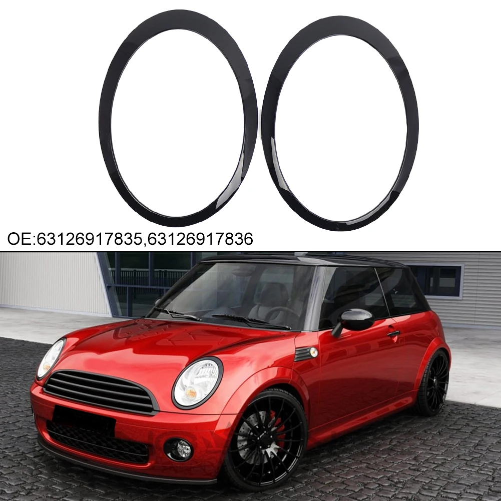 2 шт. глянцевое черное кольцо для фар с ободком для Mini For Cooper R50 R52 R53 2001-2006 Рама для фар 63126917835 63126917836
2 шт. глянцевое черное кольцо для фар с ободком для Mini For Cooper R50 R52 R53 2001-2006 Рама для фар 63126917835 63126917836
