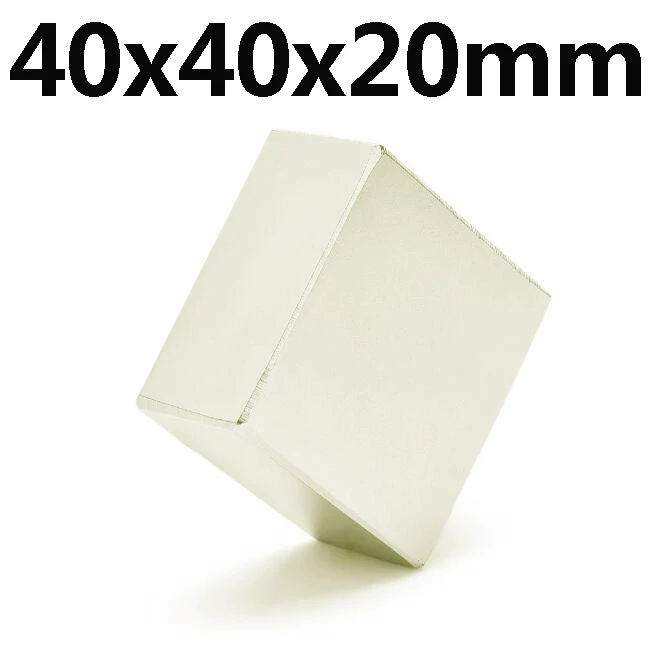 1/2/3/5PCS 40x40x20 mm Thick Quadrate Permanent Magnets Strip Neodymium Magnet N35 40x40x20mm Strong Magnetic Magnets 40*40*20 m 
1/2/3/5PCS 40x40x20 mm Thick Quadrate Permanent Magnets Strip Neodymium Magnet N35 40x40x20mm Strong Magnetic Magnets 40*40*20 m