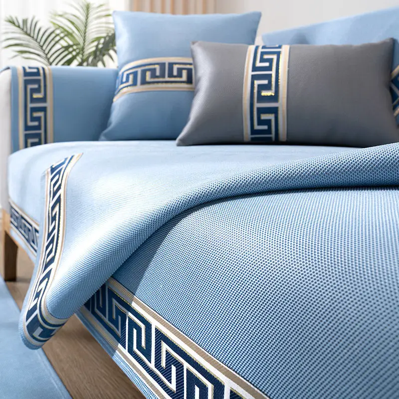 WOSTAR Luxury ice silk sofa cover sofa towel cushion washable summer solid retro style no-slip seat slipcover funiture protector
WOSTAR Luxury ice silk sofa cover sofa towel cushion washable summer solid retro style no-slip seat slipcover funiture protector