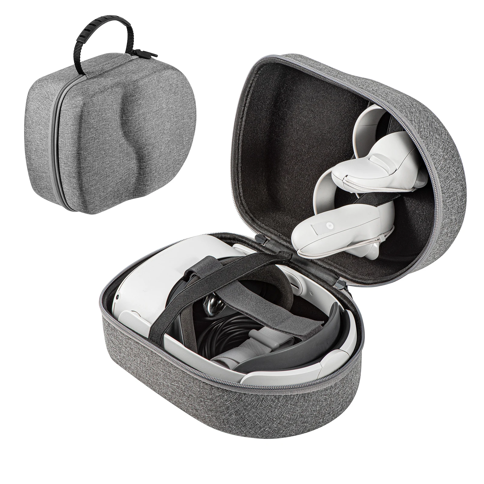 Portable VR Glasses Game Console Storage Bag Shockproof Protective Case Carrying Box for Oculus Quest 2 Elite Headset VR
Portable VR Glasses Game Console Storage Bag Shockproof Protective Case Carrying Box for Oculus Quest 2 Elite Headset VR