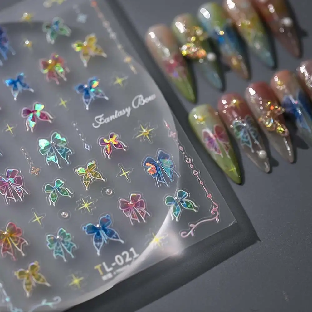 1PCS 3D Laser Nail Stickers Nail Art Decorations Pearl Bowknot/Snowflake/Shell/Fish Tail French Line Nail Decals Accessories
1PCS 3D Laser Nail Stickers Nail Art Decorations Pearl Bowknot/Snowflake/Shell/Fish Tail French Line Nail Decals Accessories