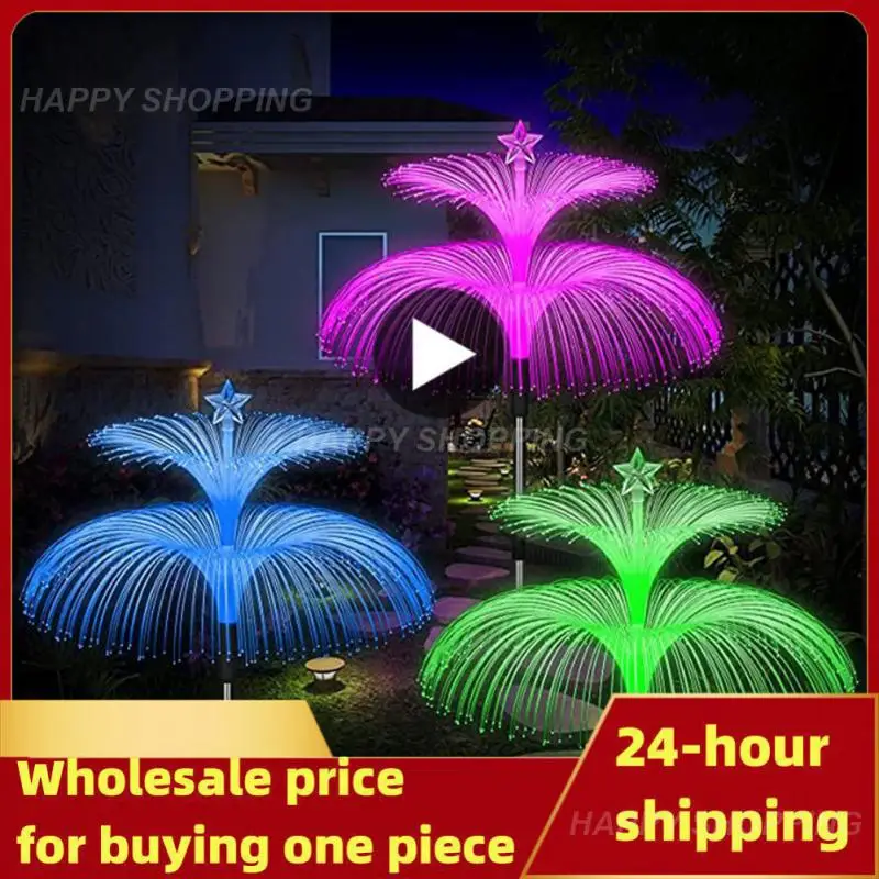 Solar Garden Light Outdoor Waterproof Jellyfish Lawn Light RGB Changing Color Landscape Light for Yard/Pathway/Holiday Decor
Solar Garden Light Outdoor Waterproof Jellyfish Lawn Light RGB Changing Color Landscape Light for Yard/Pathway/Holiday Decor