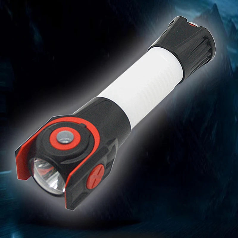 Camping Light Rechargeable Abs Waterproof Flashlight Floodlighting Glare Flashlight Rotating Multi-Purpose
Camping Light Rechargeable Abs Waterproof Flashlight Floodlighting Glare Flashlight Rotating Multi-Purpose