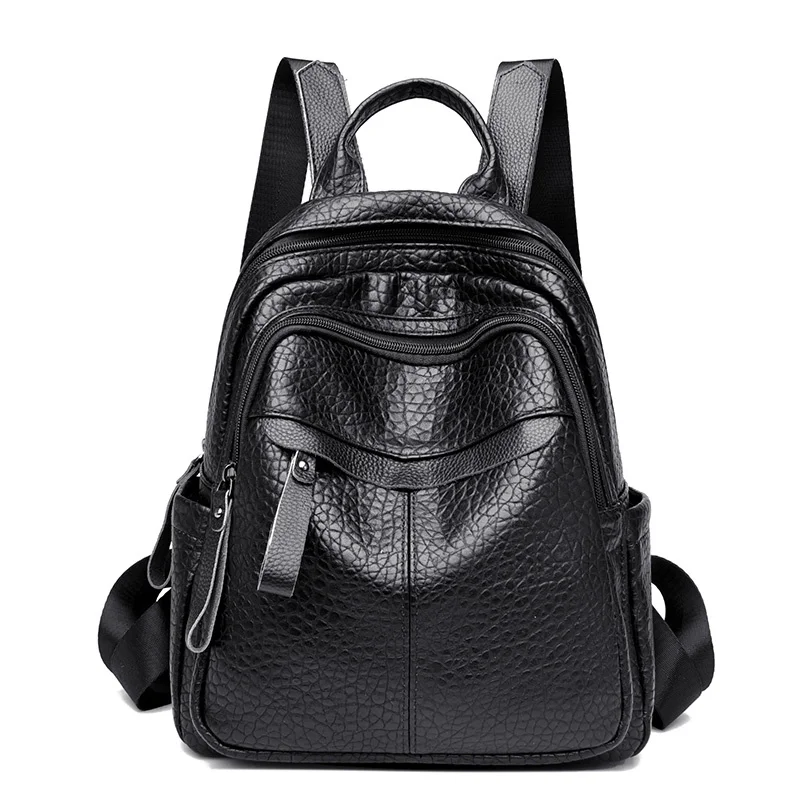 Women's Versatile Pu Leather Backpacks Large-capacity Waterproof Female Light Schoolbags Ladies Casual Fashion Travel Knapsacks
Women's Versatile Pu Leather Backpacks Large-capacity Waterproof Female Light Schoolbags Ladies Casual Fashion Travel Knapsacks