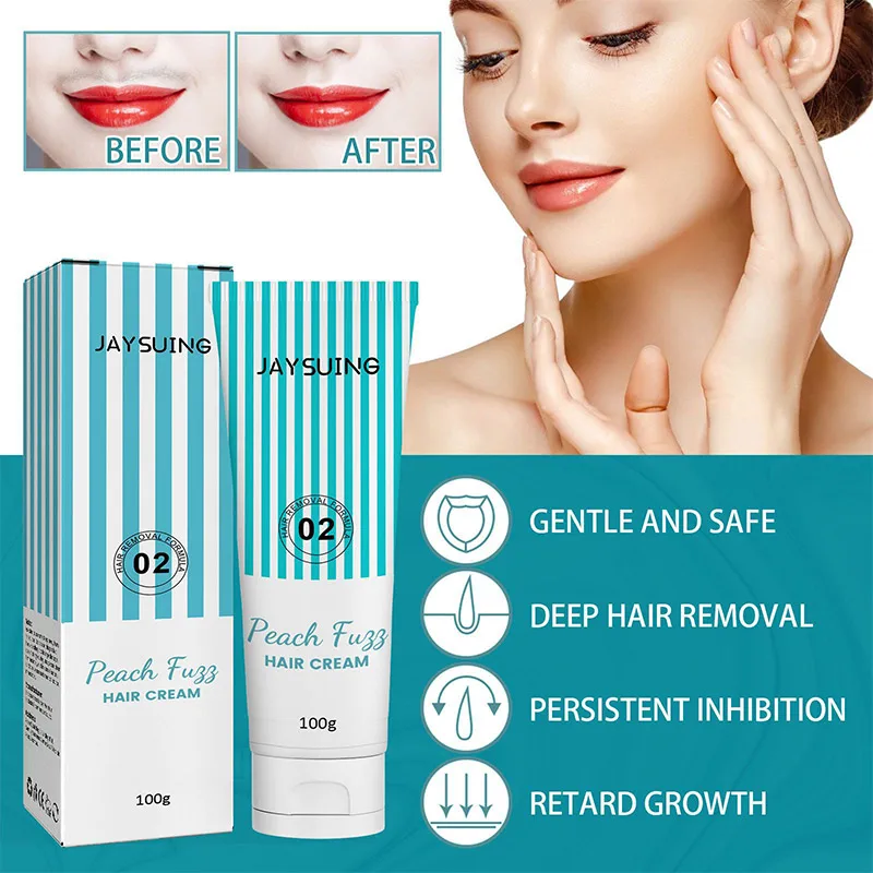 Facial Lip Hair Removal Cream Painless Fuzz Remover Moisturizing Depilatory Armpit Leg Arm Depilation Wax For Men Women100g
Facial Lip Hair Removal Cream Painless Fuzz Remover Moisturizing Depilatory Armpit Leg Arm Depilation Wax For Men Women100g