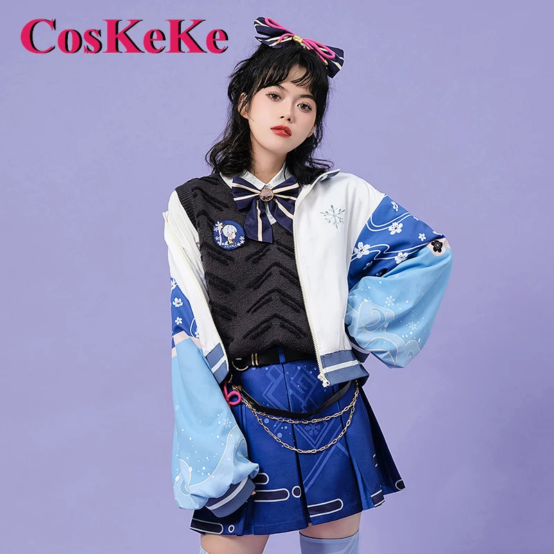 CosKeKe Kamisato Ayaka косплей костюм игры Genshin ударная Мода производная ежедневная одежда Униформа Женская аналогичная
CosKeKe Kamisato Ayaka косплей костюм игры Genshin ударная Мода производная ежедневная одежда Униформа Женская аналогичная