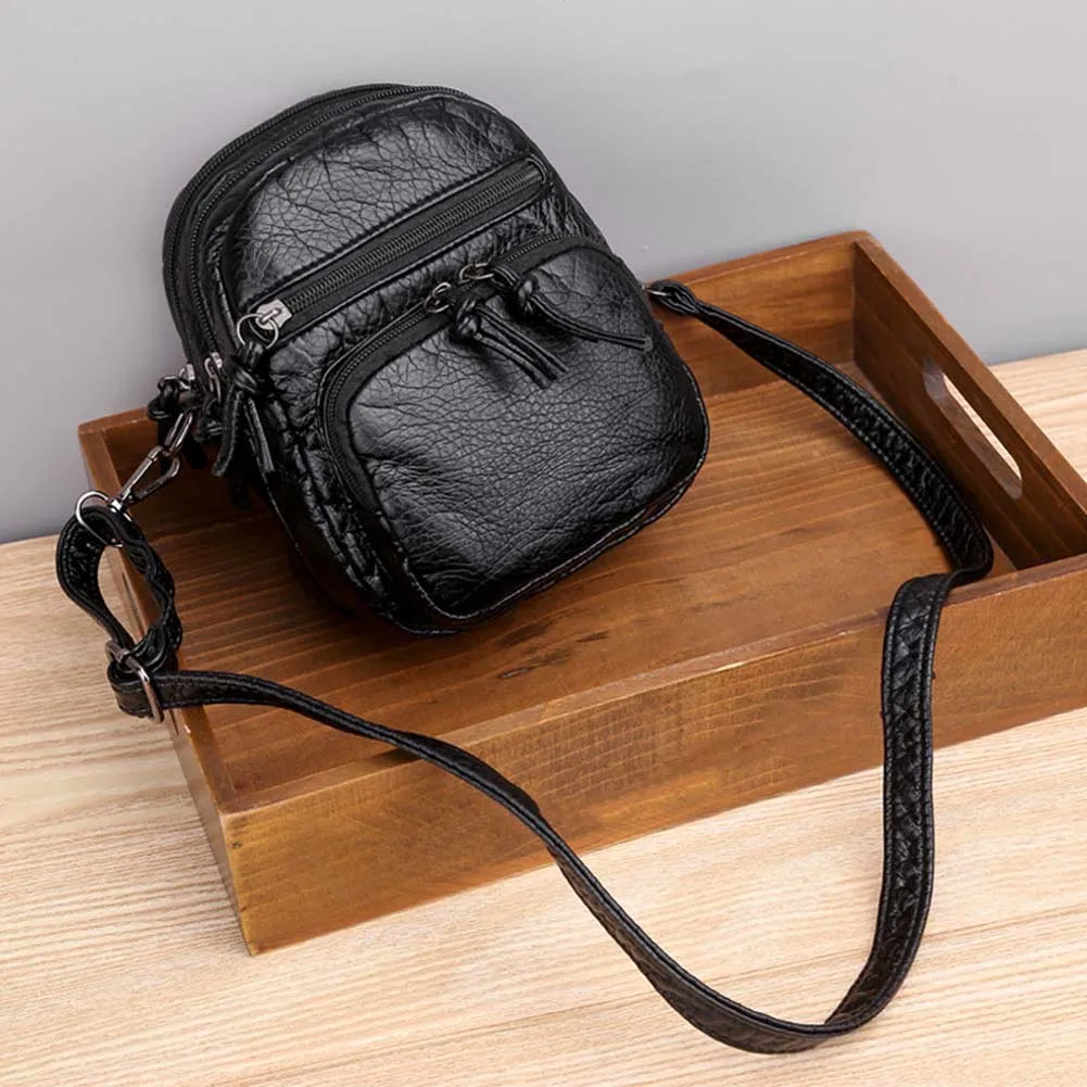 Vintage Fashion Exquisite PU Leather Shoulder Bag Women Solid Color Crossbody Bags Casual Mobile Phone Bag with Earphone Hole
Vintage Fashion Exquisite PU Leather Shoulder Bag Women Solid Color Crossbody Bags Casual Mobile Phone Bag with Earphone Hole