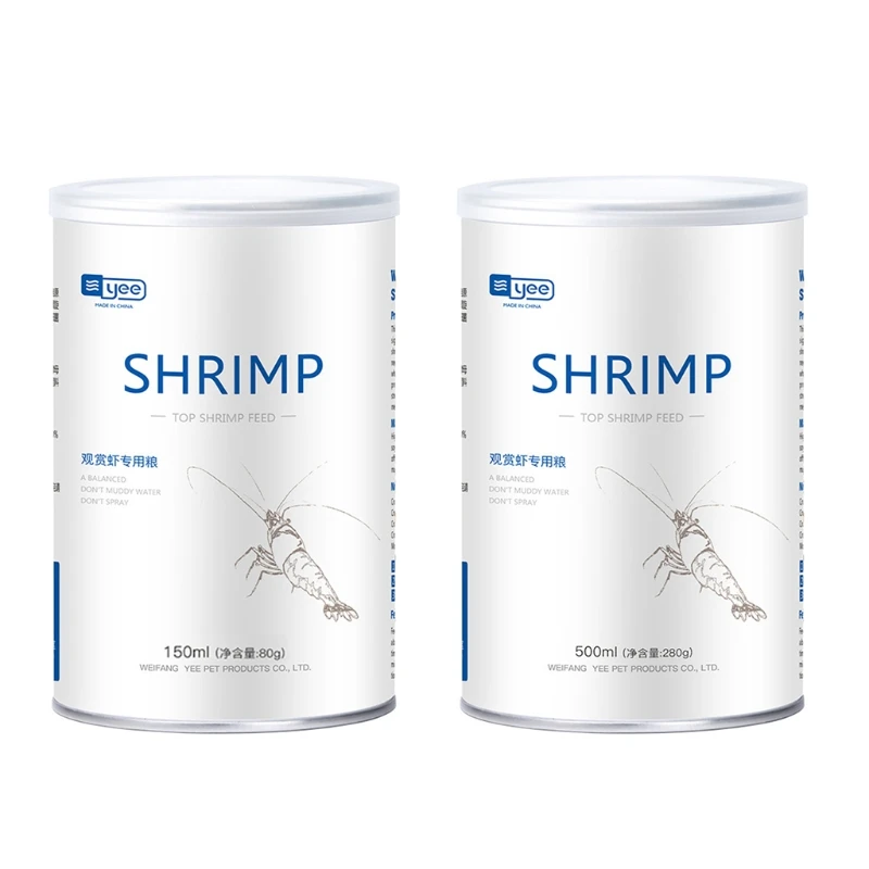 150ml/500ml Aquarium Fish Tank Crystal Shrimp Food Sapphire Shrimp Healthy Delicious Feed for Glazed Shrimp
150ml/500ml Aquarium Fish Tank Crystal Shrimp Food Sapphire Shrimp Healthy Delicious Feed for Glazed Shrimp