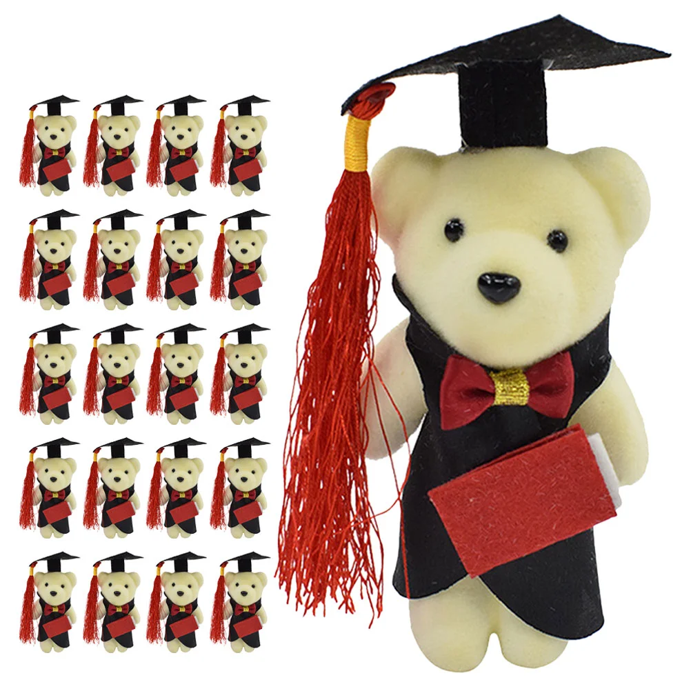 24 Pcs Dr. Bear Plush Toy Bear Dolls Plush Bear Graduation Gifts Her Cloth Decorations Bouquet Bear Gift Graduation Bear DIY
24 Pcs Dr. Bear Plush Toy Bear Dolls Plush Bear Graduation Gifts Her Cloth Decorations Bouquet Bear Gift Graduation Bear DIY