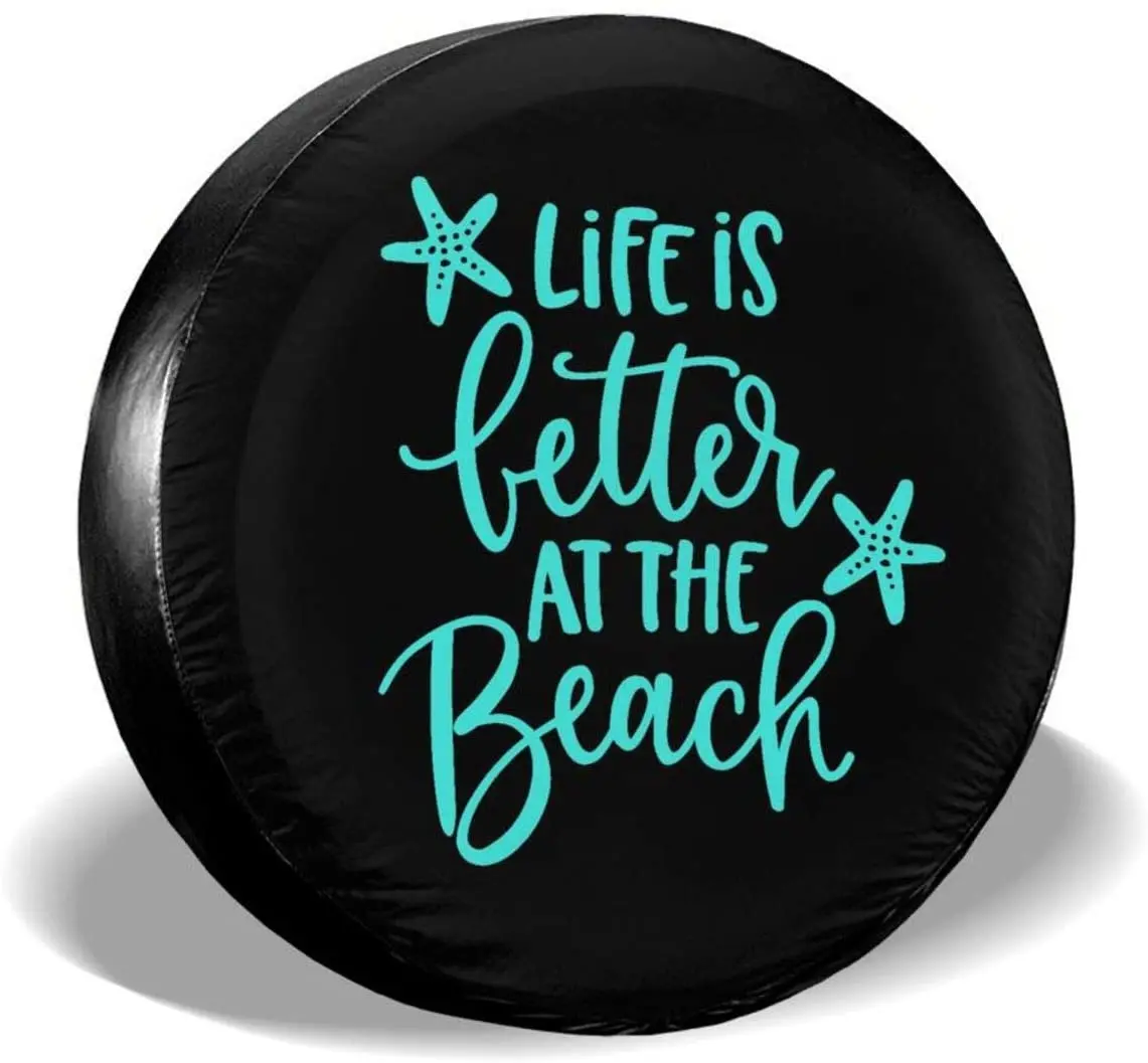 Life at The Beach Spare Tire Cover Waterproof Dust-Proof UV Sun Wheel Tire Cover Fit for Jeep,Trailer, RV, SUV and
Life at The Beach Spare Tire Cover Waterproof Dust-Proof UV Sun Wheel Tire Cover Fit for Jeep,Trailer, RV, SUV and
