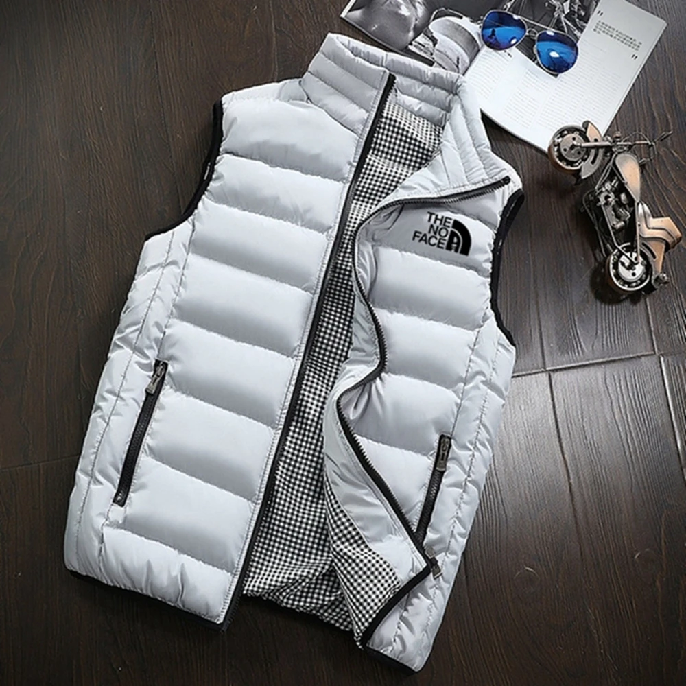 Autumn and Winter Men's Standing Neck Jacket Tank Top Cotton Zipper Tank Top Sleeveless Jacket Men's Warm Lightweight Tank Top
Autumn and Winter Men's Standing Neck Jacket Tank Top Cotton Zipper Tank Top Sleeveless Jacket Men's Warm Lightweight Tank Top