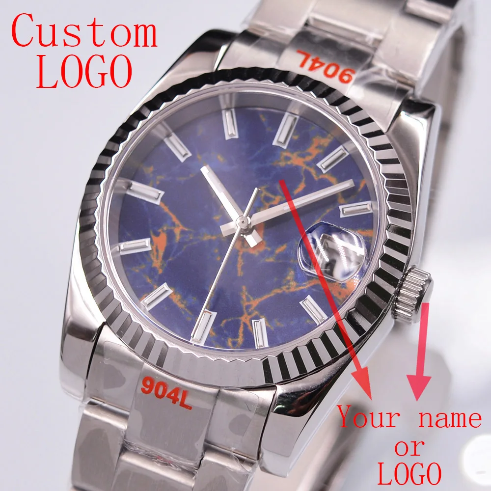 36mm/39mm Japan NH35 Automatic Watch Sapphire crystal BLIGER Sterile Dial Date Magnifier custom Logo Mechanical Men's Watch
36mm/39mm Japan NH35 Automatic Watch Sapphire crystal BLIGER Sterile Dial Date Magnifier custom Logo Mechanical Men's Watch