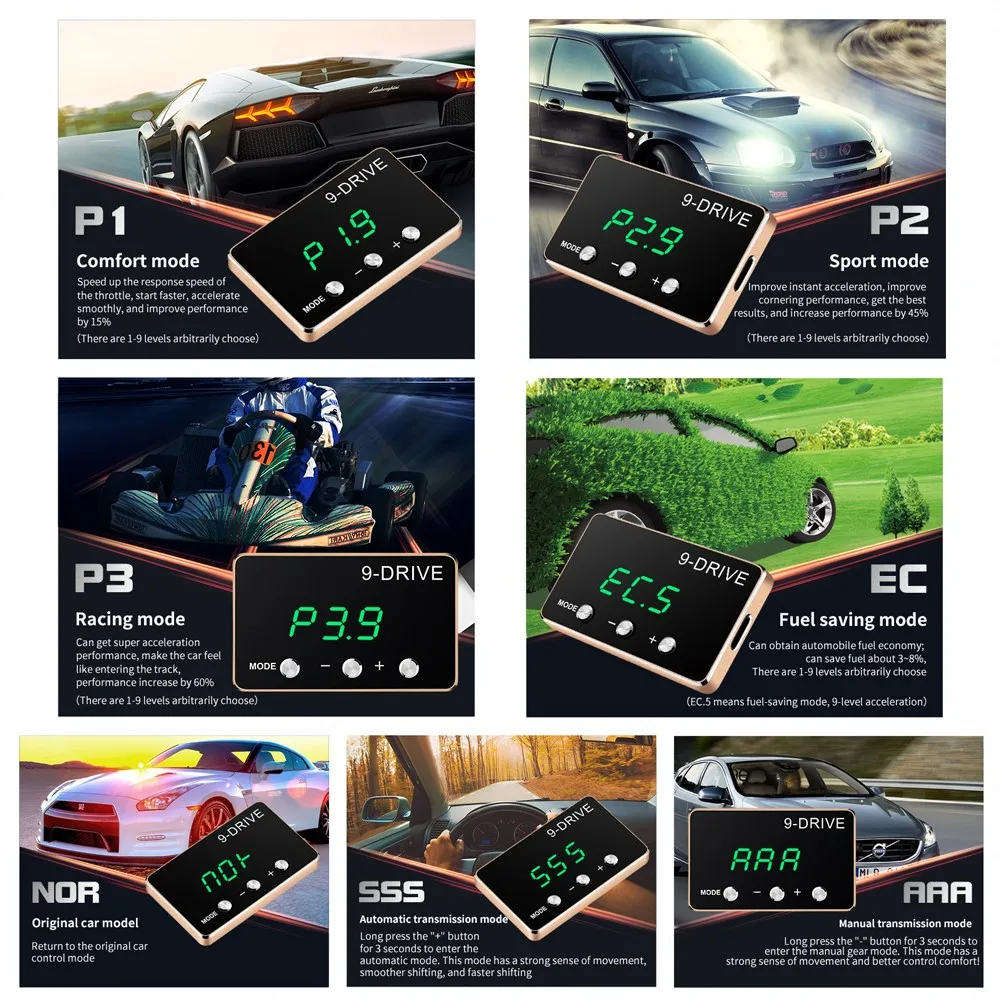 6*4*1cm Controller Booster Car Electronic Throttle Intelligent Throttle Controller
6*4*1cm Controller Booster Car Electronic Throttle Intelligent Throttle Controller