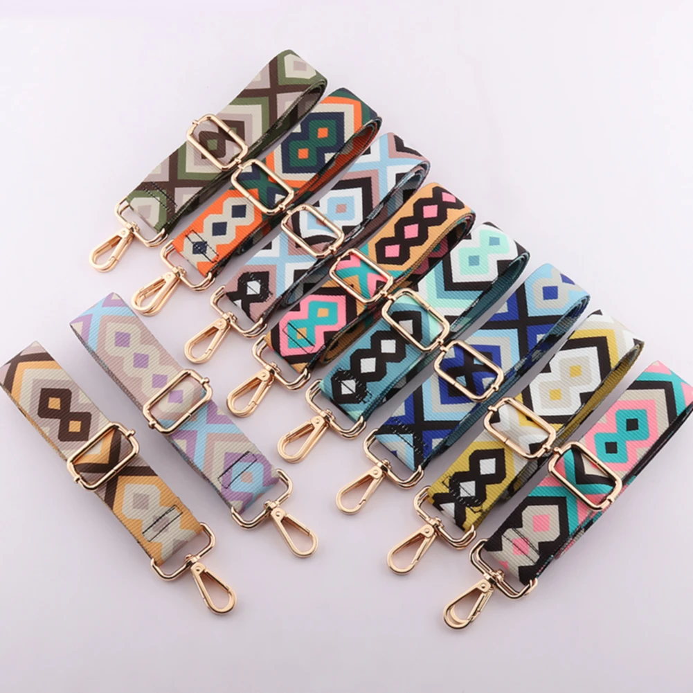 130cm Wide Strap for Bags Women Accessories Colorful Strap Adjustable Webbing Shoulder Strap Cross Body Messenger Bag Strap
130cm Wide Strap for Bags Women Accessories Colorful Strap Adjustable Webbing Shoulder Strap Cross Body Messenger Bag Strap