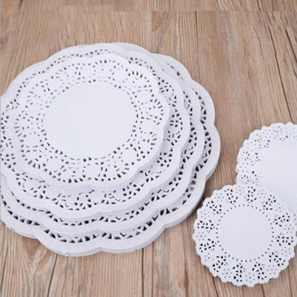 Multi Sizs Paper Lace Table Doilies White Decorative Tableware Placemats Paper Mats Disposable Cake Pad Paper 100pcs
Multi Sizs Paper Lace Table Doilies White Decorative Tableware Placemats Paper Mats Disposable Cake Pad Paper 100pcs
