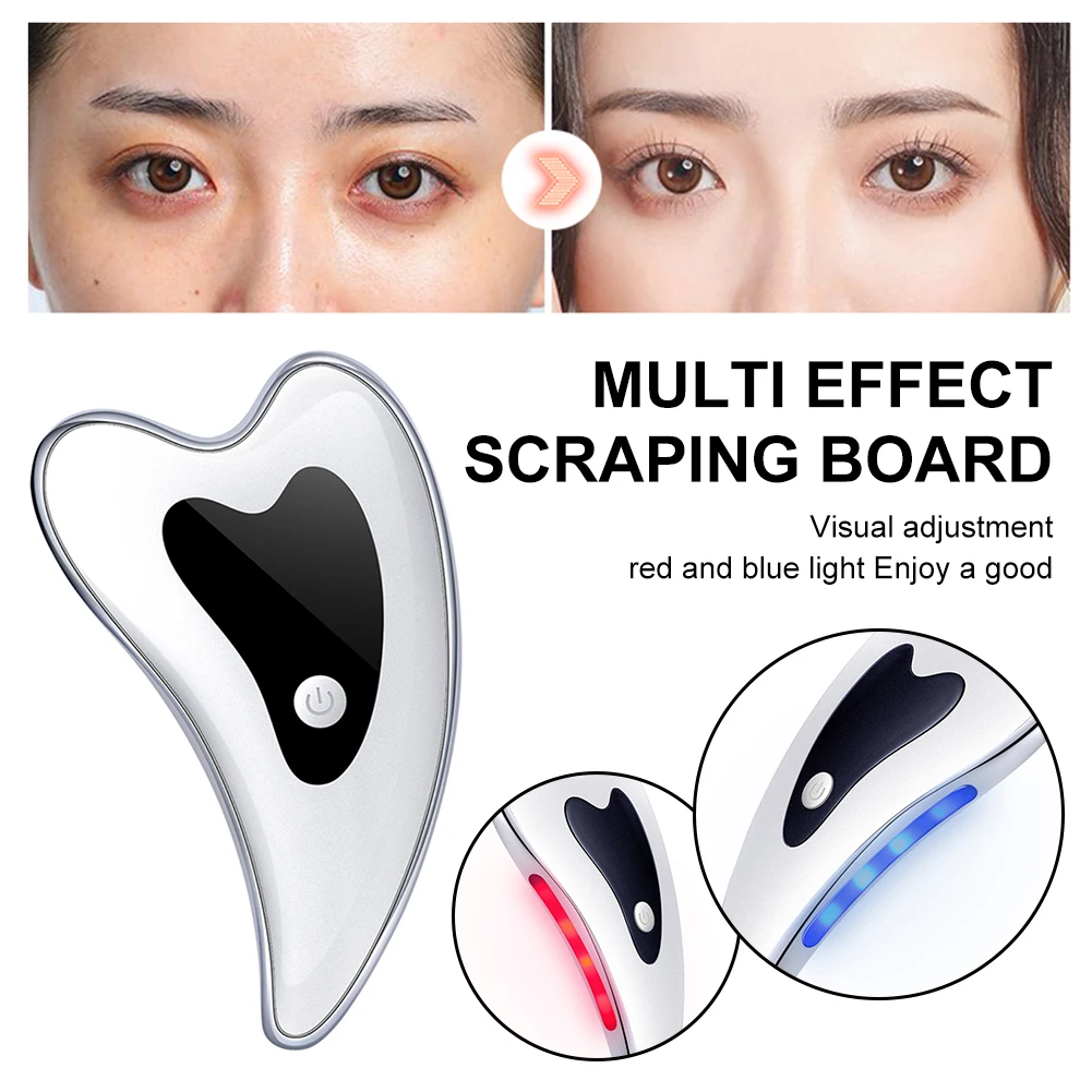 Electric Facial Scraper Board Face Guasha Massager Wrinkles Remover Face Lift Scraper Device Face Lifting Firming Skin Care
Electric Facial Scraper Board Face Guasha Massager Wrinkles Remover Face Lift Scraper Device Face Lifting Firming Skin Care