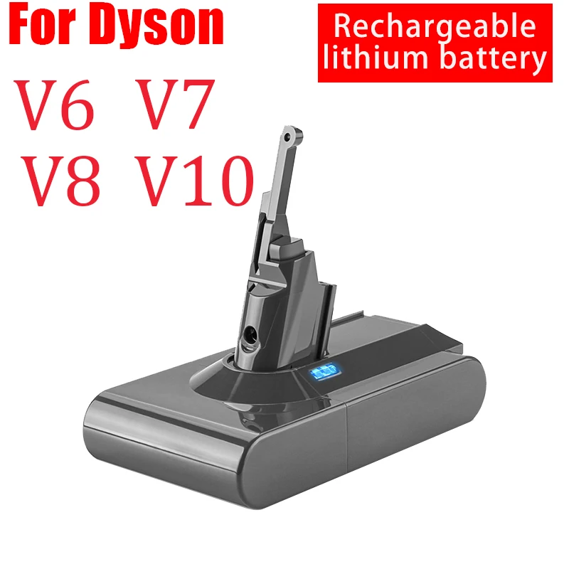 For Dyson 21.6V V6 V7 V8 V10 28000mAh Replacement Battery for Dyson Absolute Cord-Free Vacuum Handheld Vacuum Cleaner
For Dyson 21.6V V6 V7 V8 V10 28000mAh Replacement Battery for Dyson Absolute Cord-Free Vacuum Handheld Vacuum Cleaner