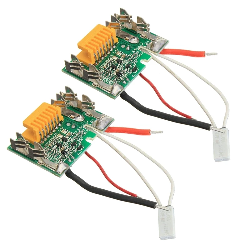 AT14 2Pcs PCB Circuit Module Board Parts 18V Battery Chip PCB Board Replacement For Makita BL1830 BL1840 BL1850 LXT400
AT14 2Pcs PCB Circuit Module Board Parts 18V Battery Chip PCB Board Replacement For Makita BL1830 BL1840 BL1850 LXT400