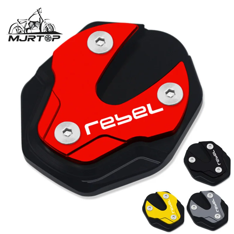 NEW For HONDA REBEL CMX300 rebel CMX500 2017-2021 2020 Motorcycle Foot Side Stand Pad Plate Kickstand Enlarger Support Extension
NEW For HONDA REBEL CMX300 rebel CMX500 2017-2021 2020 Motorcycle Foot Side Stand Pad Plate Kickstand Enlarger Support Extension
