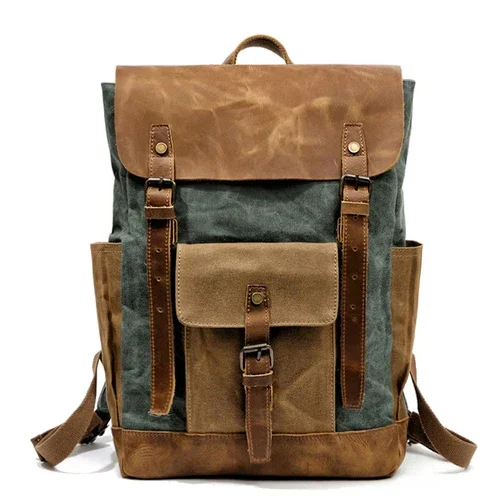VZVA brand retro backpack 15.6-inch laptop backpack shoulder men's anti-theft waterproof travel backpack outdoor hiking bag
VZVA brand retro backpack 15.6-inch laptop backpack shoulder men's anti-theft waterproof travel backpack outdoor hiking bag