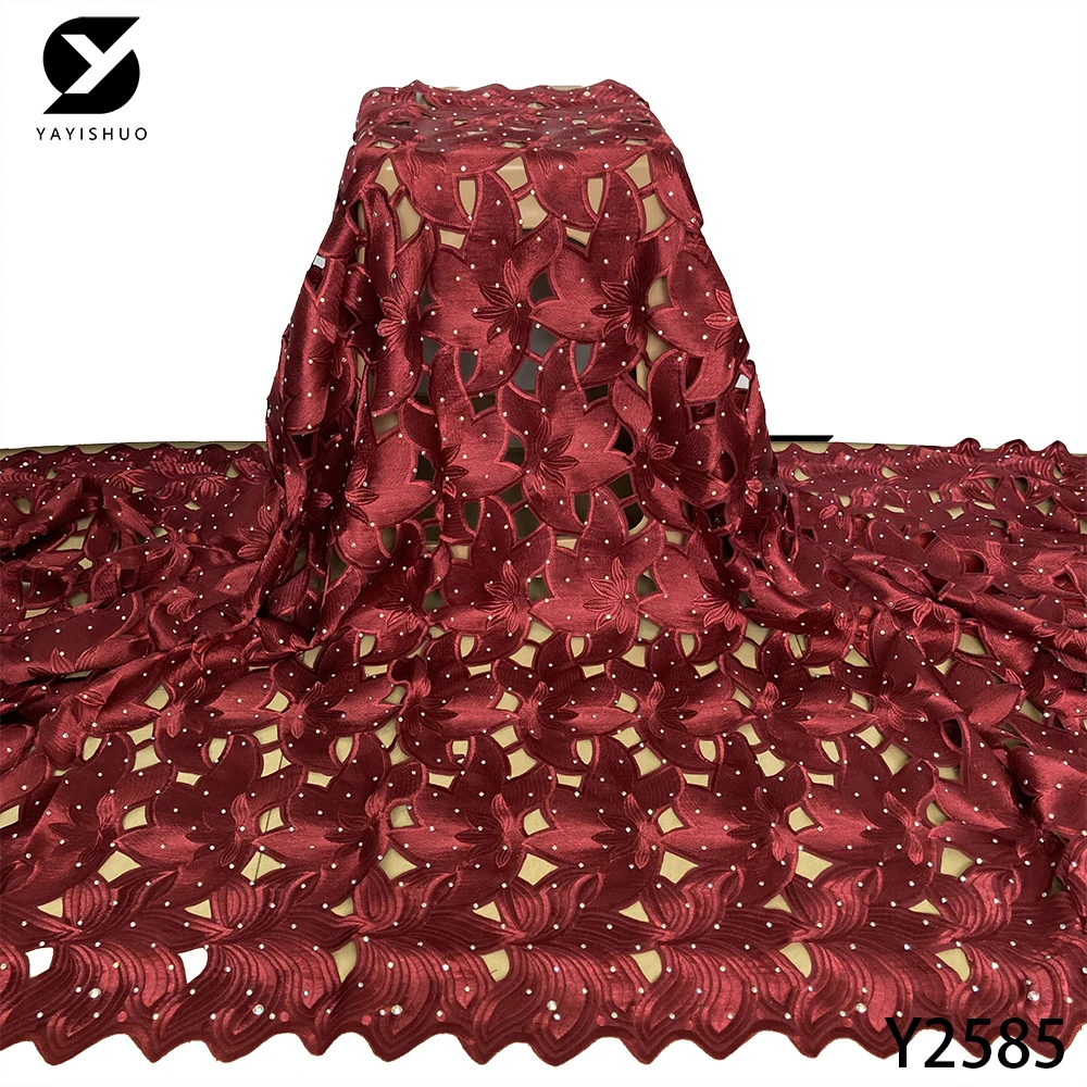YYS Lace Genuine Cotton Very Soft African Swiss Voile Lace 5Yards Modern Traditional Ghana Nigerian Occasional Wear Sewing Y2585
YYS Lace Genuine Cotton Very Soft African Swiss Voile Lace 5Yards Modern Traditional Ghana Nigerian Occasional Wear Sewing Y2585