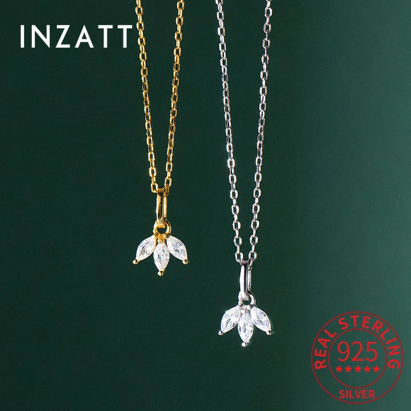 INZATT Real 925 Sterling Silver Zircon Leaves Choker Necklace For Fashion Women Classic Fine Jewelry Minimalist Bijoux
INZATT Real 925 Sterling Silver Zircon Leaves Choker Necklace For Fashion Women Classic Fine Jewelry Minimalist Bijoux