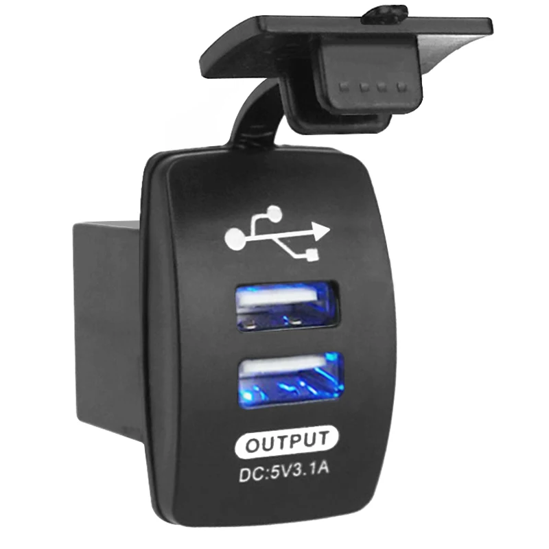 Waterproof 12V 24V Mini Micro Dual USB Plug Car Motorcycle Cigarette Lighter Socket Car Charger 3.1A USB Charger DIY Charge
Waterproof 12V 24V Mini Micro Dual USB Plug Car Motorcycle Cigarette Lighter Socket Car Charger 3.1A USB Charger DIY Charge