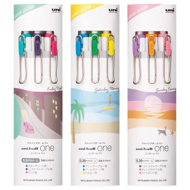 1 Set Japan New Uni-ball One Gel Ink Ballpoint Pen UMN-S-38 Limited Edition 3 Colors Set City Pop Color Student Office
1 Set Japan New Uni-ball One Gel Ink Ballpoint Pen UMN-S-38 Limited Edition 3 Colors Set City Pop Color Student Office