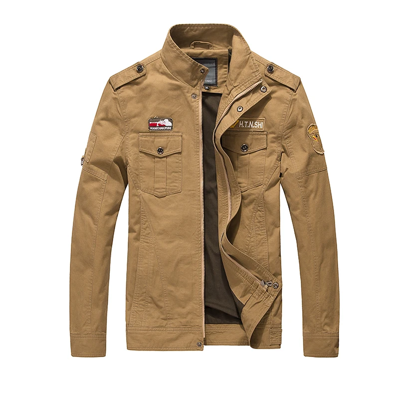 Men's Military Jacket Spring 2021 New Casual Cotton Cargo Bomber Flight Jacket Coat Men Autumn Army Tactics Jacket Men
Men's Military Jacket Spring 2021 New Casual Cotton Cargo Bomber Flight Jacket Coat Men Autumn Army Tactics Jacket Men