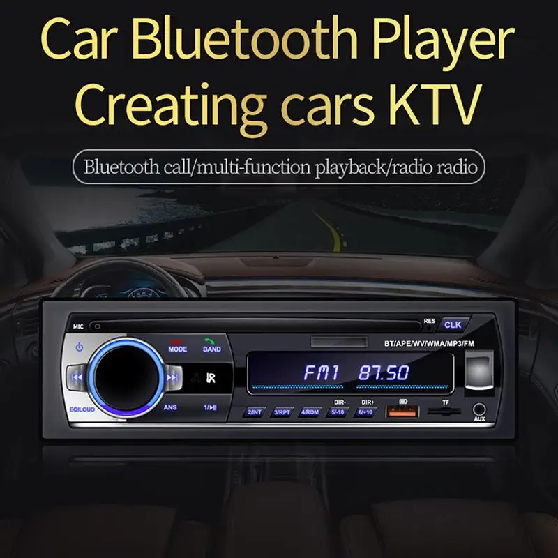 1 DIN In-dash Car Radio Bluetooth-compatible MP3 Music Player Speaker FM Aux USB/TF Card Multimedia Player Automobile Accessory
1 DIN In-dash Car Radio Bluetooth-compatible MP3 Music Player Speaker FM Aux USB/TF Card Multimedia Player Automobile Accessory