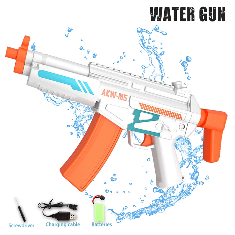 

Водяные Пистолеты высокой емкости, электрические игрушки для мальчиков и девочек, летний бассейн, пляжные ранние игры, уличный водяной бластер, Боевая игрушка