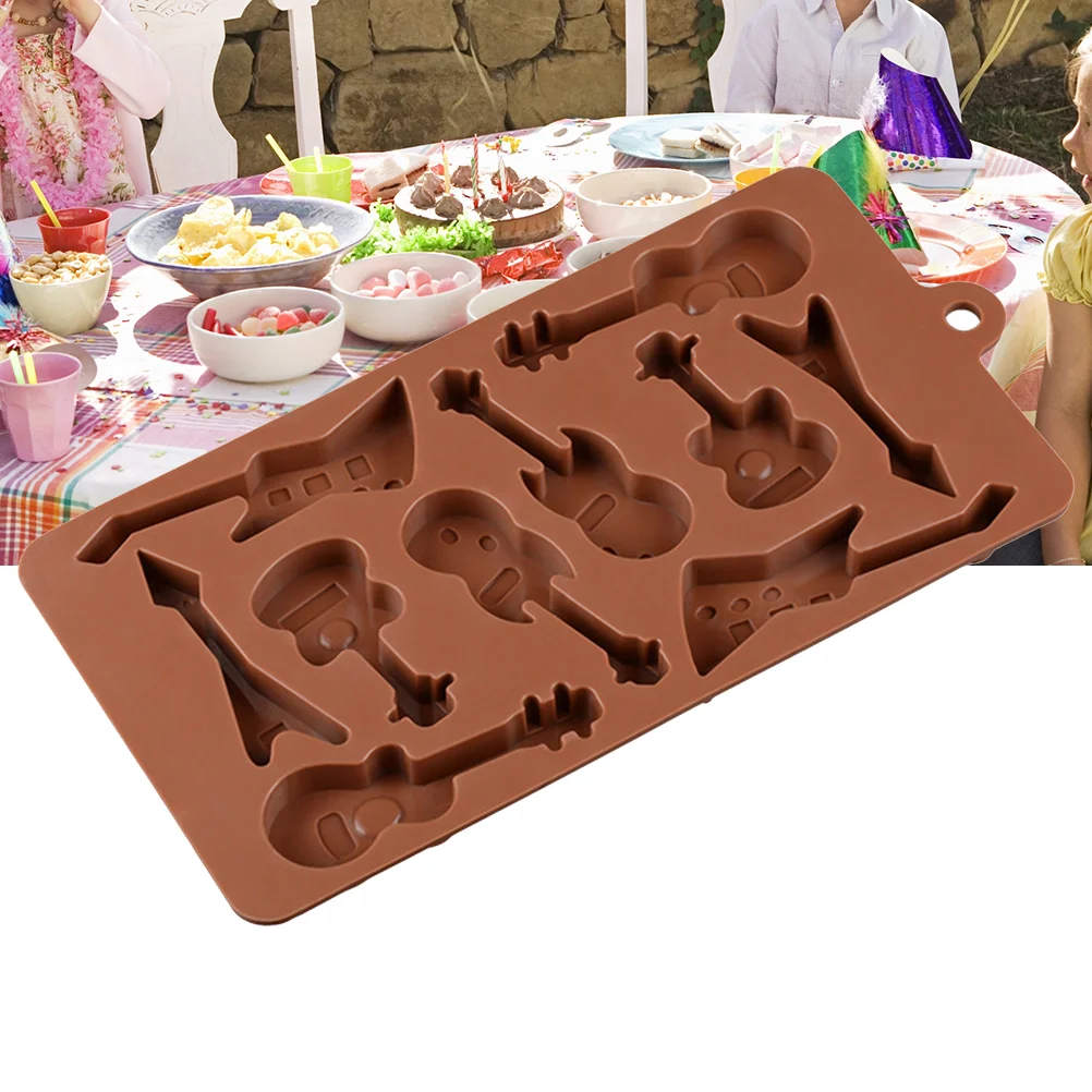 Mold Silicone Molds Chocolate Guitar Tray Candy Ice Cookie Cake Baking Making Musical Cube Gummy Fondant Party Instrument
Mold Silicone Molds Chocolate Guitar Tray Candy Ice Cookie Cake Baking Making Musical Cube Gummy Fondant Party Instrument