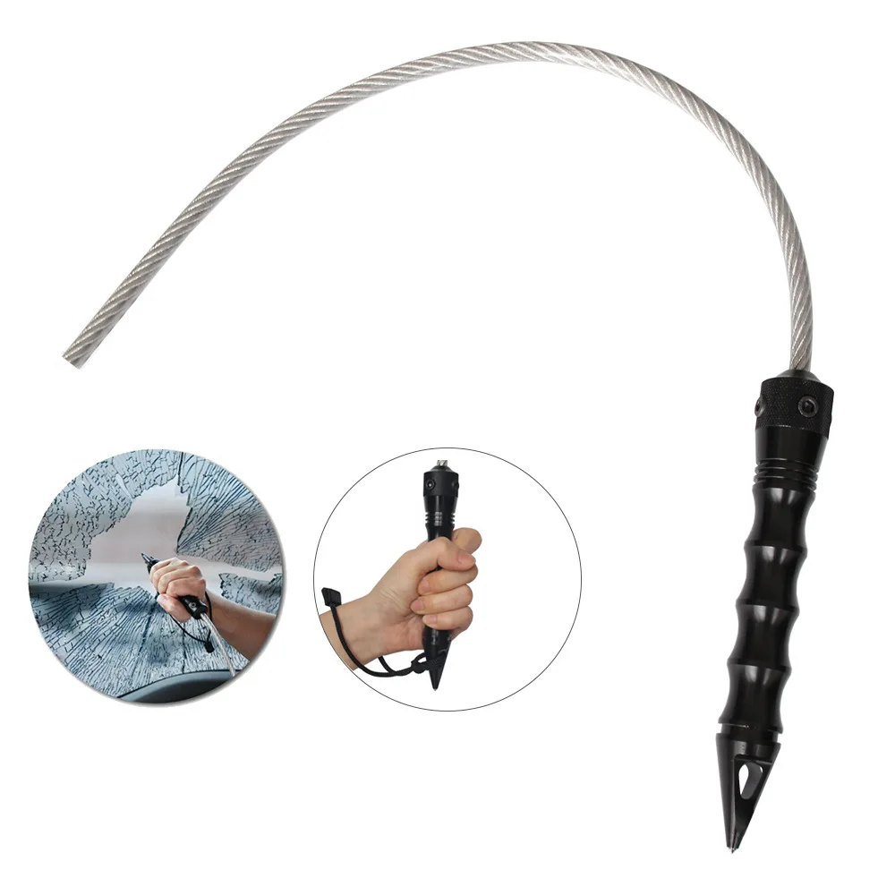 1Set Car Window Breaker Quick Strike Emergency Tool Tactical Whip Hardened Steel Car Personal Safety Escape Self-Defense
1Set Car Window Breaker Quick Strike Emergency Tool Tactical Whip Hardened Steel Car Personal Safety Escape Self-Defense