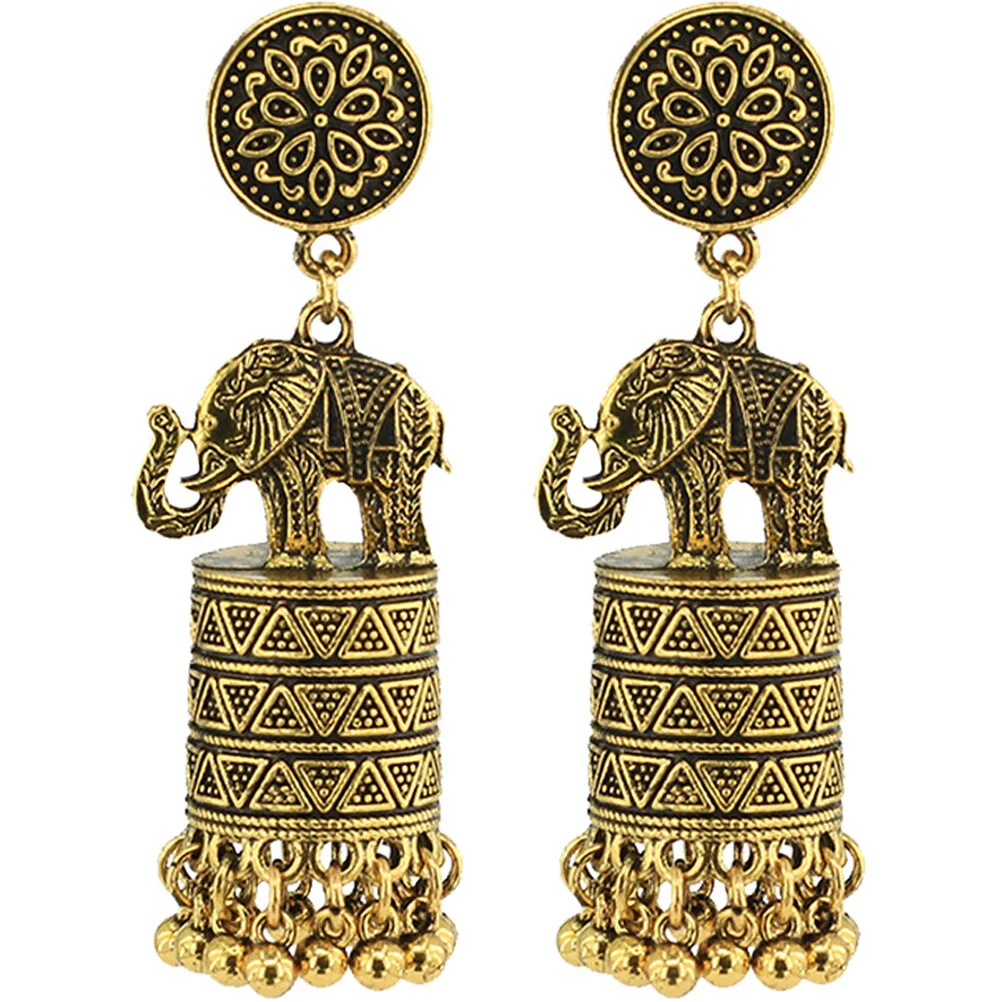 Elephant Earrings Teen Girls Indian Dangle Women Lady Ethnic Drop Ancient Silver Womens
Elephant Earrings Teen Girls Indian Dangle Women Lady Ethnic Drop Ancient Silver Womens