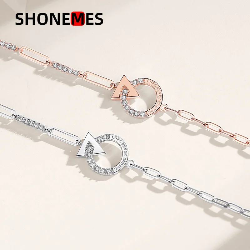 ShoneMes Geometry Rings Bracelet 925 Sterling Women S925 Exquisite Chain Bracelets Jewelry Gifts for Female
ShoneMes Geometry Rings Bracelet 925 Sterling Women S925 Exquisite Chain Bracelets Jewelry Gifts for Female